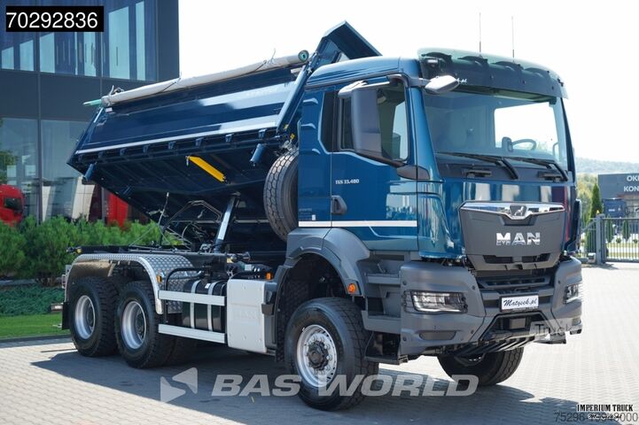 3-zijdige kipper MAN TGS 33.480 TGS 6X6 11m3 KH-3-Way Kipper 6x6 Ste...
