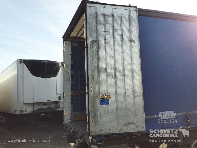 Semi-reboque aberto com lona Schmitz Cargobull Semitrailer Curtainsider Standard Hayon