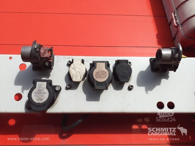 Semi-reboque aberto com lona Schmitz Cargobull Semitrailer Curtainsider Standard Hayon