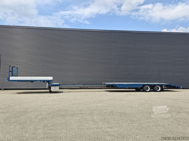 Dieplader Draco SEMI TRAILER / EXTENDABLE / 2 X STEERING AXLE