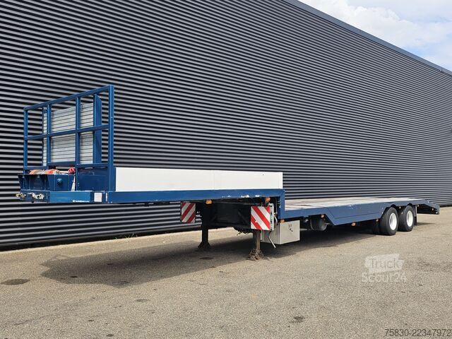 Dieplader Draco SEMI TRAILER / EXTENDABLE / 2 X STEERING AXLE