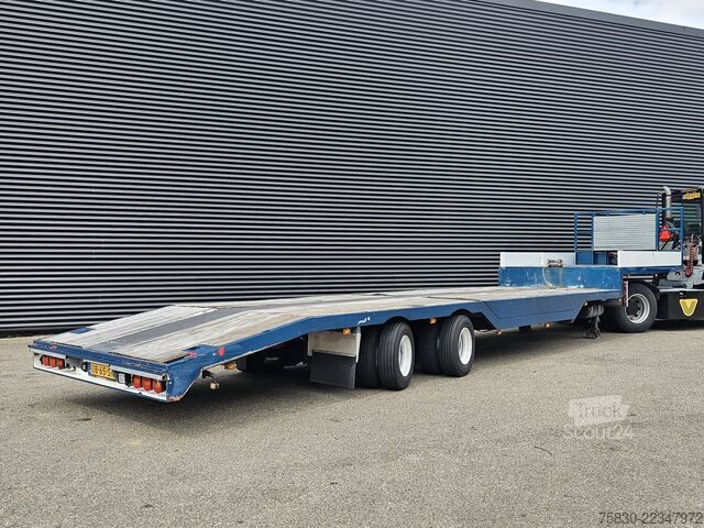 Dieplader Draco SEMI TRAILER / EXTENDABLE / 2 X STEERING AXLE