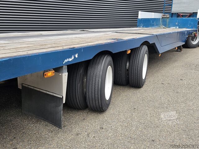 Dieplader Draco SEMI TRAILER / EXTENDABLE / 2 X STEERING AXLE