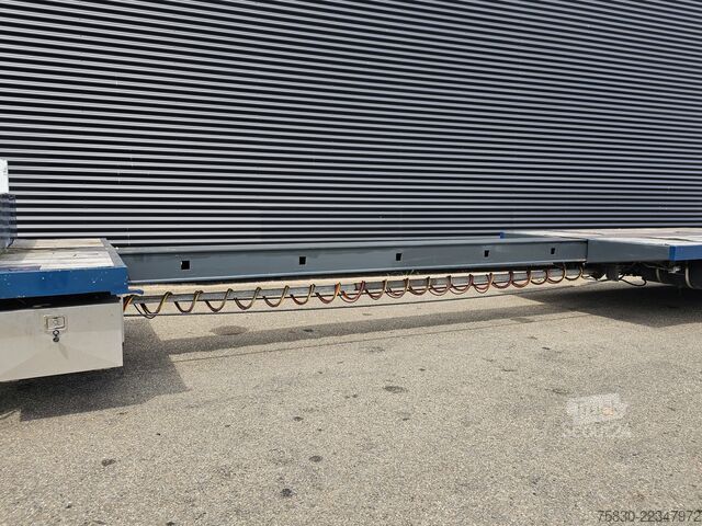 Dieplader Draco SEMI TRAILER / EXTENDABLE / 2 X STEERING AXLE