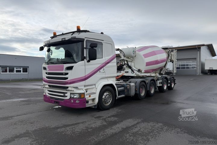 Tracteur routier standard Scania R580 6x4 Schwing 10m³/ Swiss-Vehicle