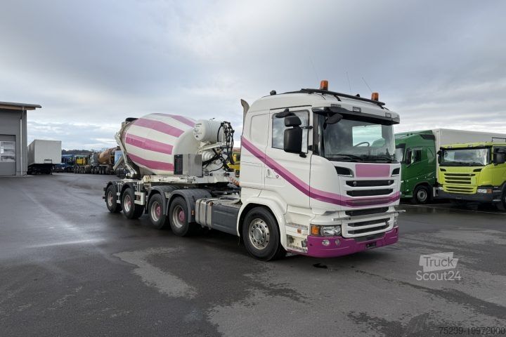 Tracteur routier standard Scania R580 6x4 Schwing 10m³/ Swiss-Vehicle