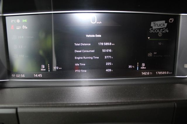 Camion per usi speciali VOLVO FMX 460 8x4 BL - SILOAUFSTELLER - Nr.: 549