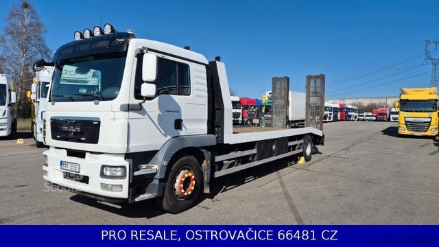 Autószállító teherautó MAN TGM 18.250 BL EURO 5 - AUTOTRANSPORTER + H.RAMP