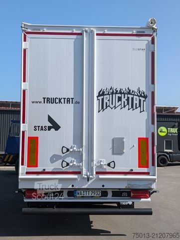 Walking floor semitrailer STAS 91 cbm, Cargofloor 10 mm, Liftachse, LENKACHSE