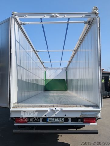 Walking floor semitrailer STAS 91 cbm, Cargofloor 10 mm, Liftachse, LENKACHSE