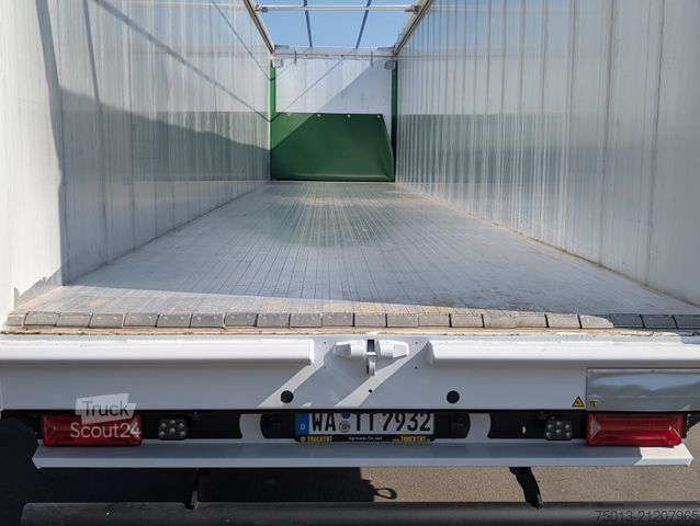 Walking floor semitrailer STAS 91 cbm, Cargofloor 10 mm, Liftachse, LENKACHSE