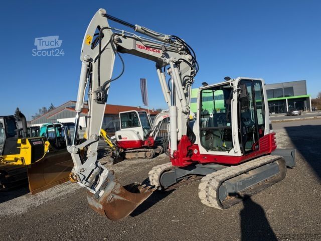 Mini-excavator TAKEUCHI TB 290-2  Powertili  Werstelauslleger
