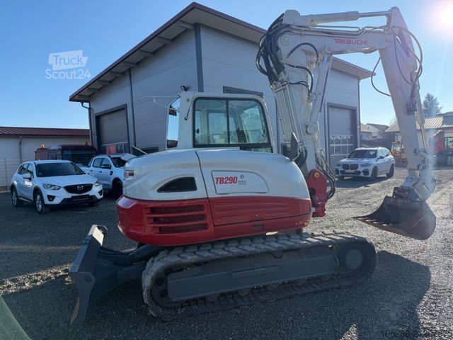 Mini-excavator TAKEUCHI TB 290-2  Powertili  Werstelauslleger