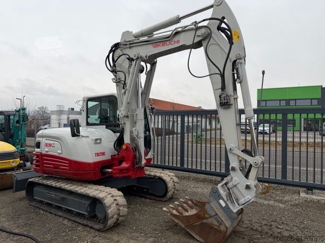 Mini-excavator TAKEUCHI TB 290-2  Powertili  Werstelauslleger