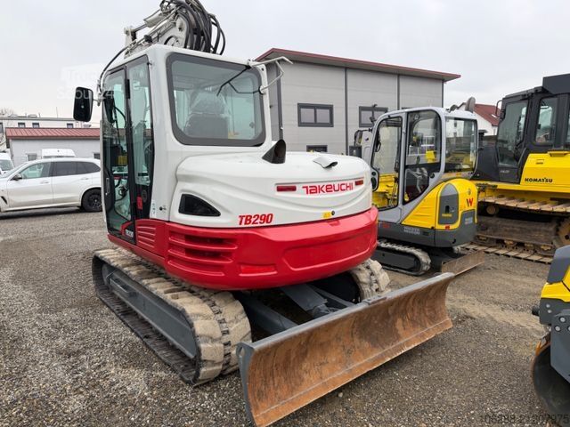 Mini-excavator TAKEUCHI TB 290-2  Powertili  Werstelauslleger