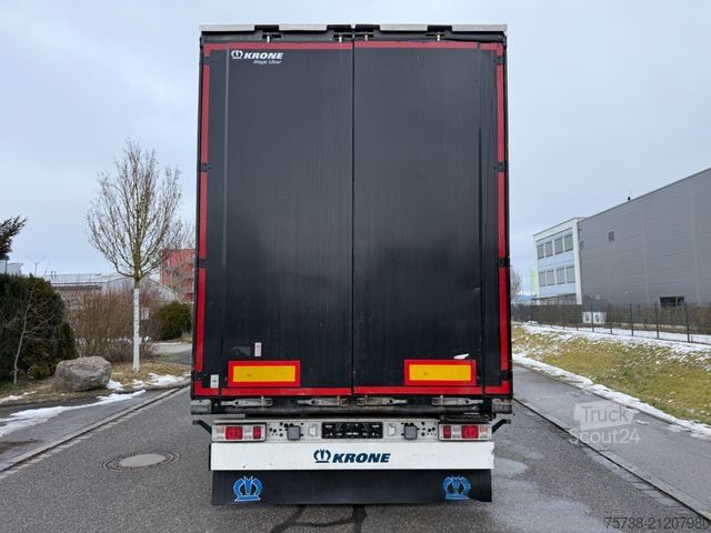 Open semitrailer with tarp KRONE SD Megatrailer/Luft-Lift/Hubdach/Edscha/3-Achsen