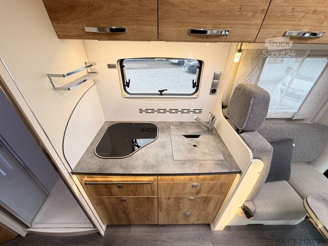 Half-integraal camper FRANKIA M-Line Luxury T 7400 GD *Einzelbetten-Face2Face*