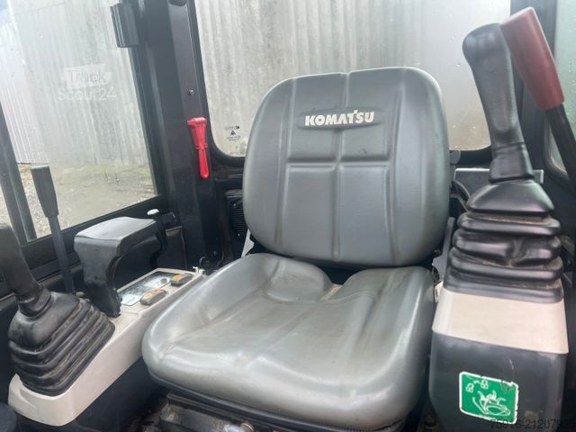 Mini excavator KOMATSU Minibagger PC 16 R 3 HS Schnellwechsler u. GRS