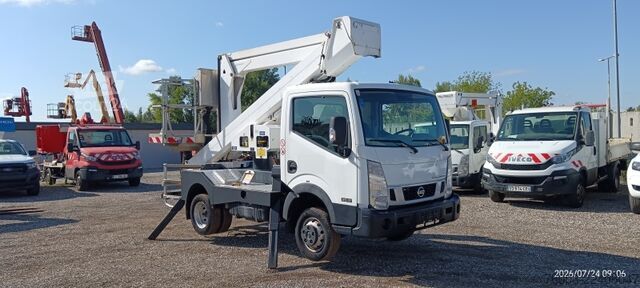 κλειστό βαν Nissan Cabstar Palfinger P200A - 20m - 200 kg