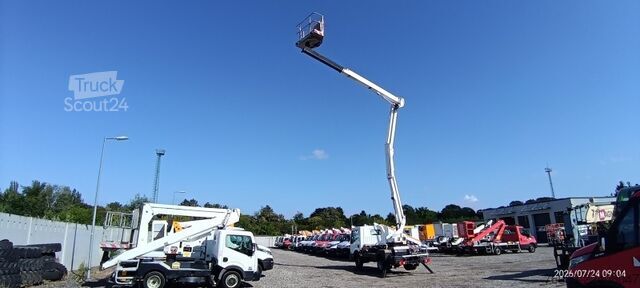 κλειστό βαν Nissan Cabstar Palfinger P200A - 20m - 200 kg