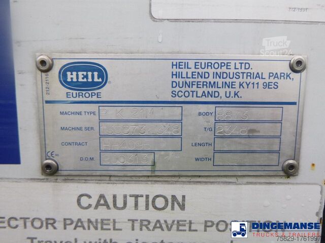 Vozilo za zbiranje odpadkov Mercedes Econic 2629 6x4 RHD Heil refuse truck