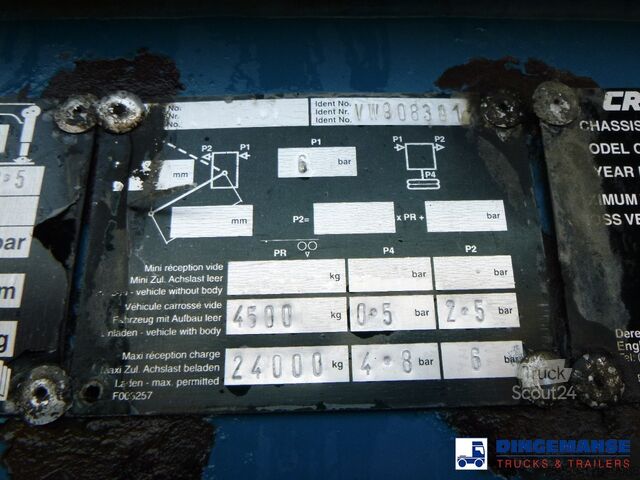 Контейнерные перевозки Crane Fruehauf Stack - 3 x container trailer 20-20-30-40 ft