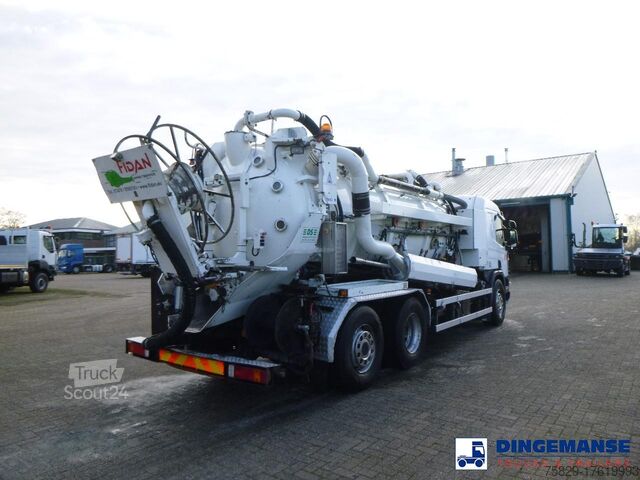 Kolkenzuiger Scania P124-420 6x2 vacuum tank 10.5 m3