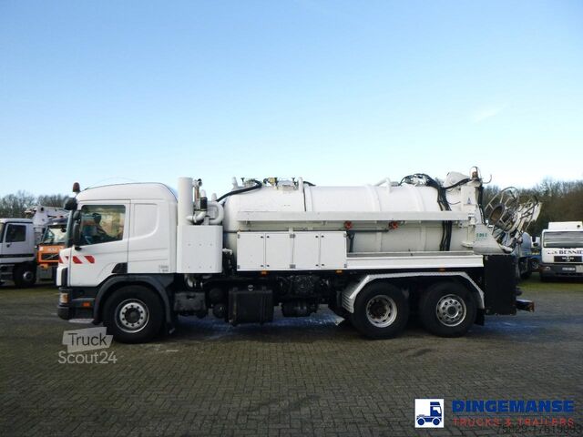 Kolkenzuiger Scania P124-420 6x2 vacuum tank 10.5 m3