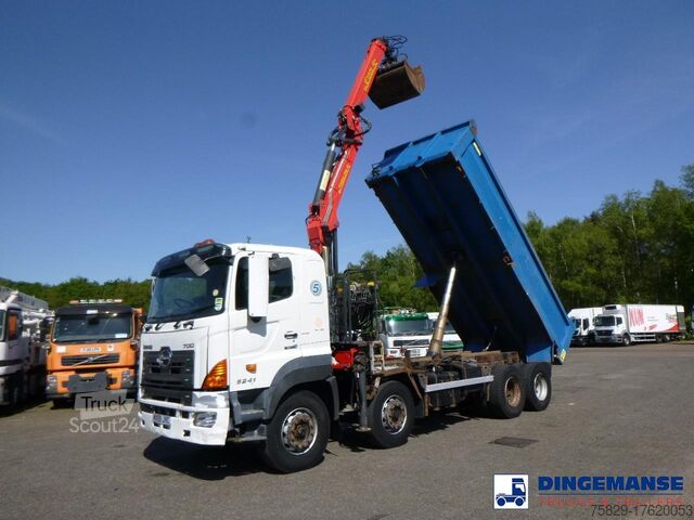 Kraanwagen Hino FY1EUKA RHD + Palfinger E120L + grapple