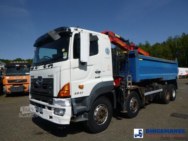 Kraanwagen Hino FY1EUKA RHD + Palfinger E120L + grapple