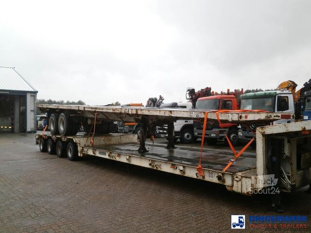 Caricatore basso Traylona 2-axle platform trailer 39000KG / Extendable 19M