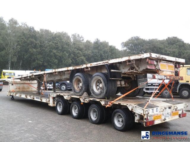 Caricatore basso Traylona 2-axle platform trailer 39000KG / Extendable 19M