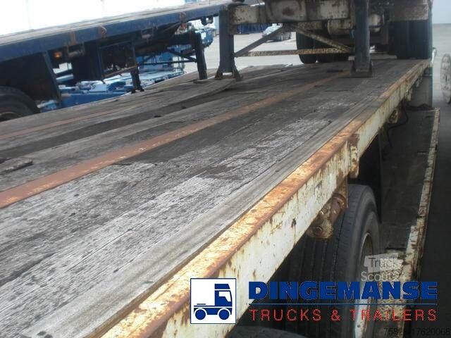 Dieplader Traylona 2-axle platform trailer 39000KG / Extendable 19M