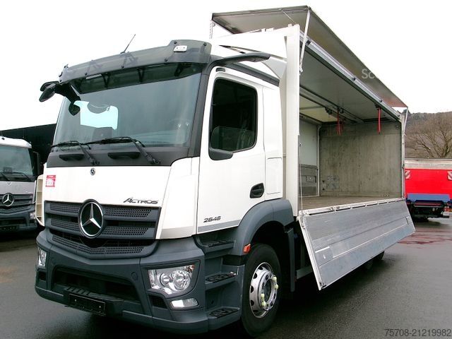 Camion de boissons MERCEDES-BENZ 2646 Actros*7,7 m Schwenkwand*Lift/Lenk*LBW*Navi