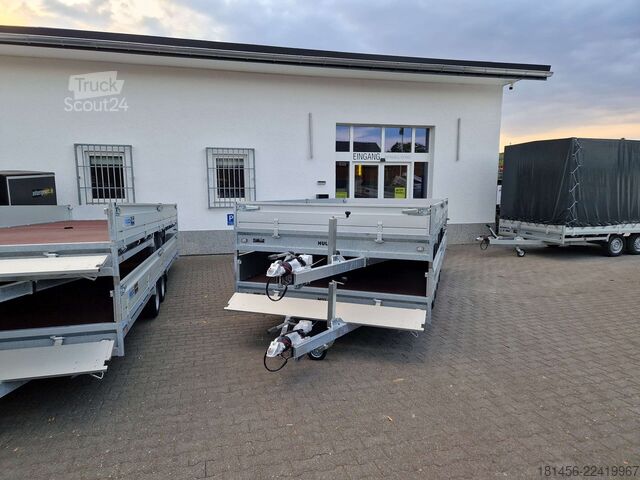 автомобилен ремарке HULCO Medax 502x223x30cm 3500kg Tridem lagernd