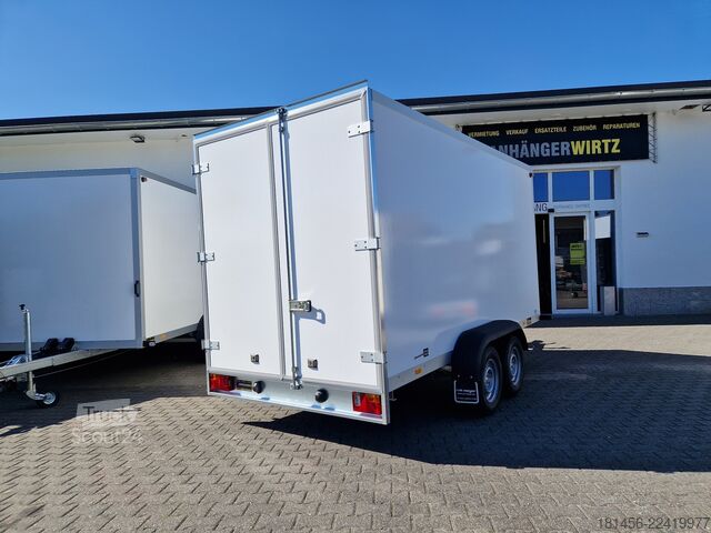 Személyautó utánfutó Wm Meyer direkt neuen AZ 2740/185 abholen nach Bestellung Sandwichkoffer 401x185x207cm 2700kg Neu
