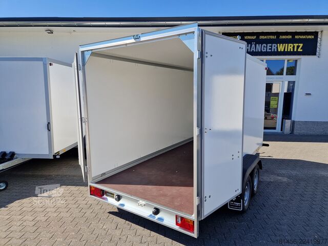 Személyautó utánfutó Wm Meyer direkt neuen AZ 2740/185 abholen nach Bestellung Sandwichkoffer 401x185x207cm 2700kg Neu