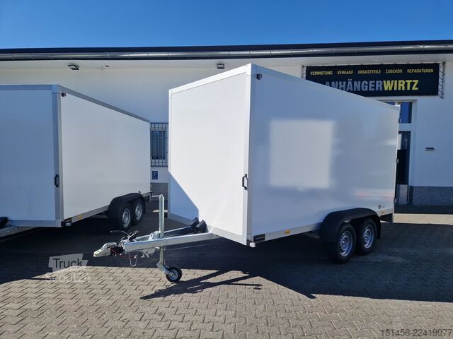 Személyautó utánfutó Wm Meyer direkt neuen AZ 2740/185 abholen nach Bestellung Sandwichkoffer 401x185x207cm 2700kg Neu
