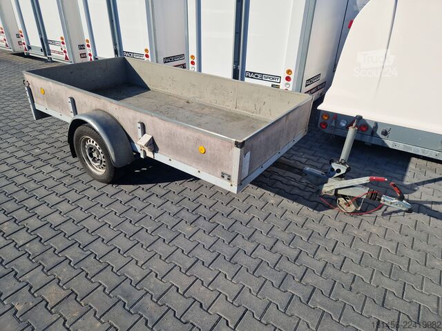 Autopiekabe Alf Fahrzeugbau offen Kasten gebremst 300x150cm gebrauch