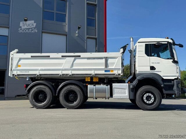 3-Seiten-Kipper MAN TGS 33.480 6x4 BB Meiller 3-Seitenkipper Bordmatic