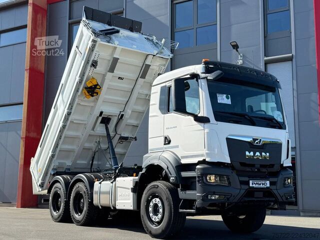 3-Seiten-Kipper MAN TGS 33.480 6x4 BB Meiller 3-Seitenkipper Bordmatic