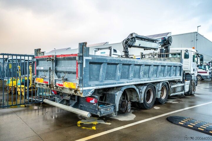 Tipper with crane MAN TGS 35.460 BL - HIAB X-HIDUO 228 E-3 (DAMAGED)
