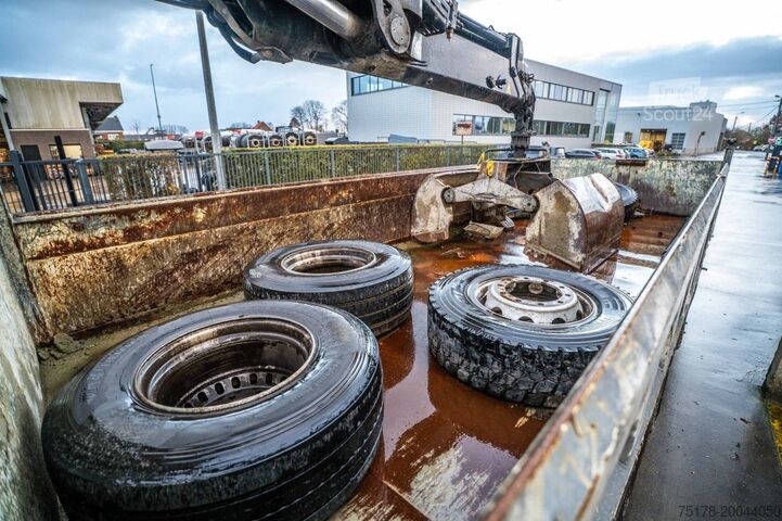 Tipper with crane MAN TGS 35.460 BL - HIAB X-HIDUO 228 E-3 (DAMAGED)