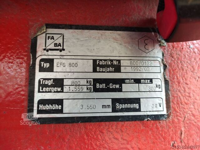 Elettrico – 3 ruote FABA EFG 800