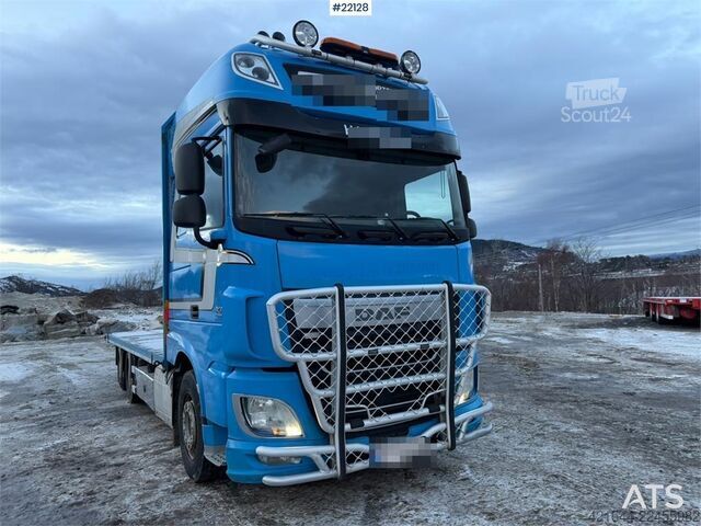 Платформенный трейлер DAF XF 510 6x2