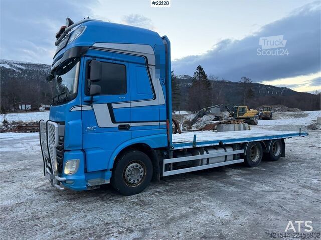 Платформенный трейлер DAF XF 510 6x2