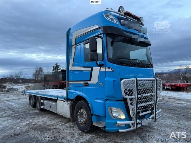 Платформенный трейлер DAF XF 510 6x2
