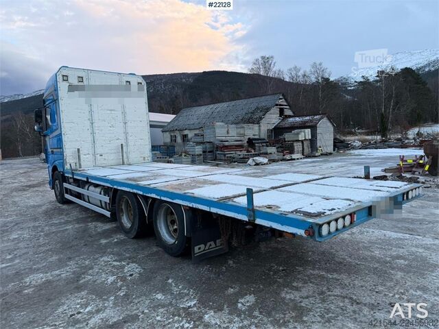 Platform trailer DAF XF 510 6x2