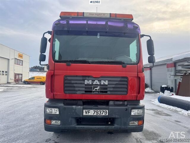 Platformos priekaba MAN TGM 18.280 flatbed truck. 87,000 km! WATCH VIDEO