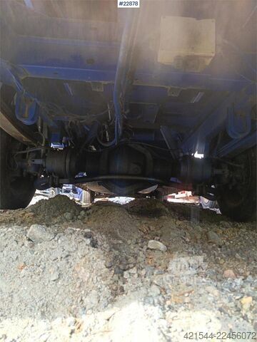 Plattformtrailer Mercedes-Benz 616 CDI 5-seater flatbed truck as a repair object